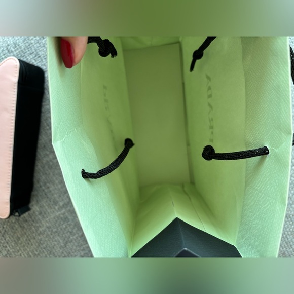 Prada Beauty Pink Triangle Makeup Pouch Crossbody Bag Clutch - Picture 9 of 9